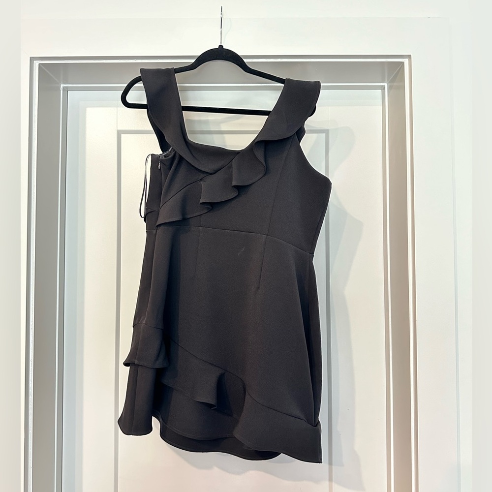 Express Off the Shoulder Ruffle Dress - Picture 2 of 6